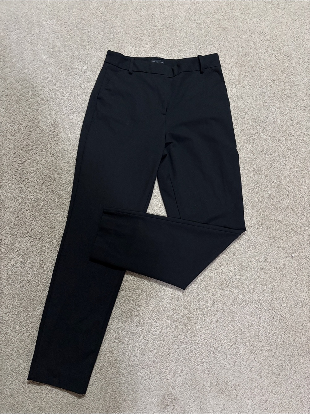 Talbots Black Straight-Leg Dress Pants